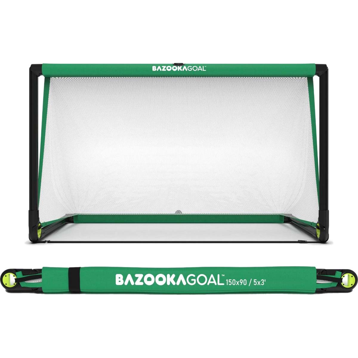 BazookaGoal Original 150x90cm - Black/Green