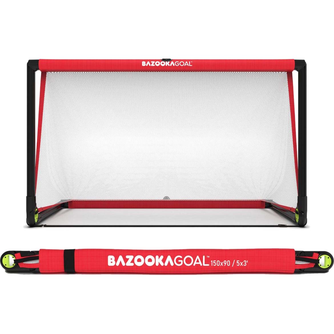 BazookaGoal Original 150x90cm - Black/Red