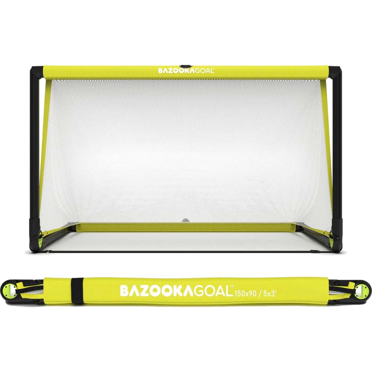 BazookaGoal Original 150x90cm - White/Yellow