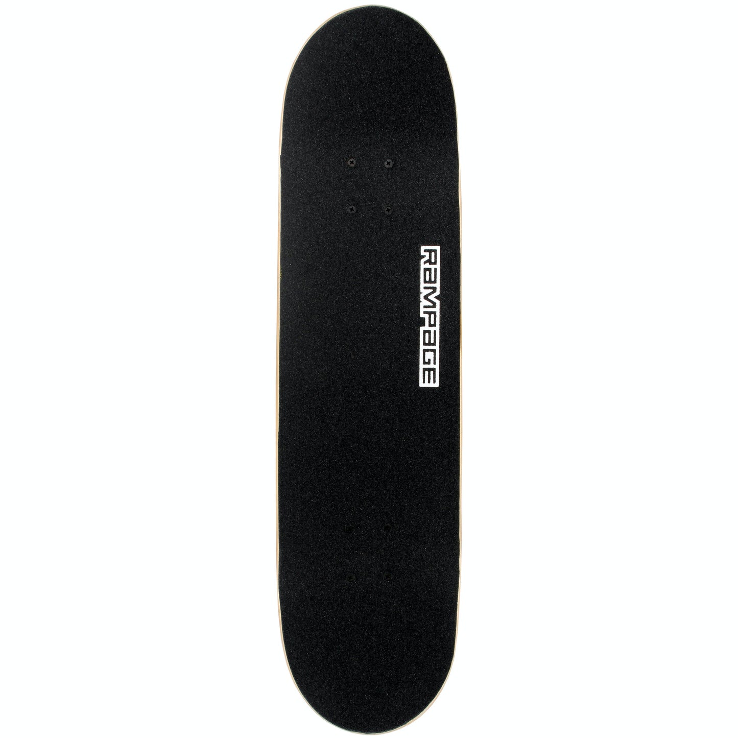 Rampage Camo Complete Skateboard - Black 8"