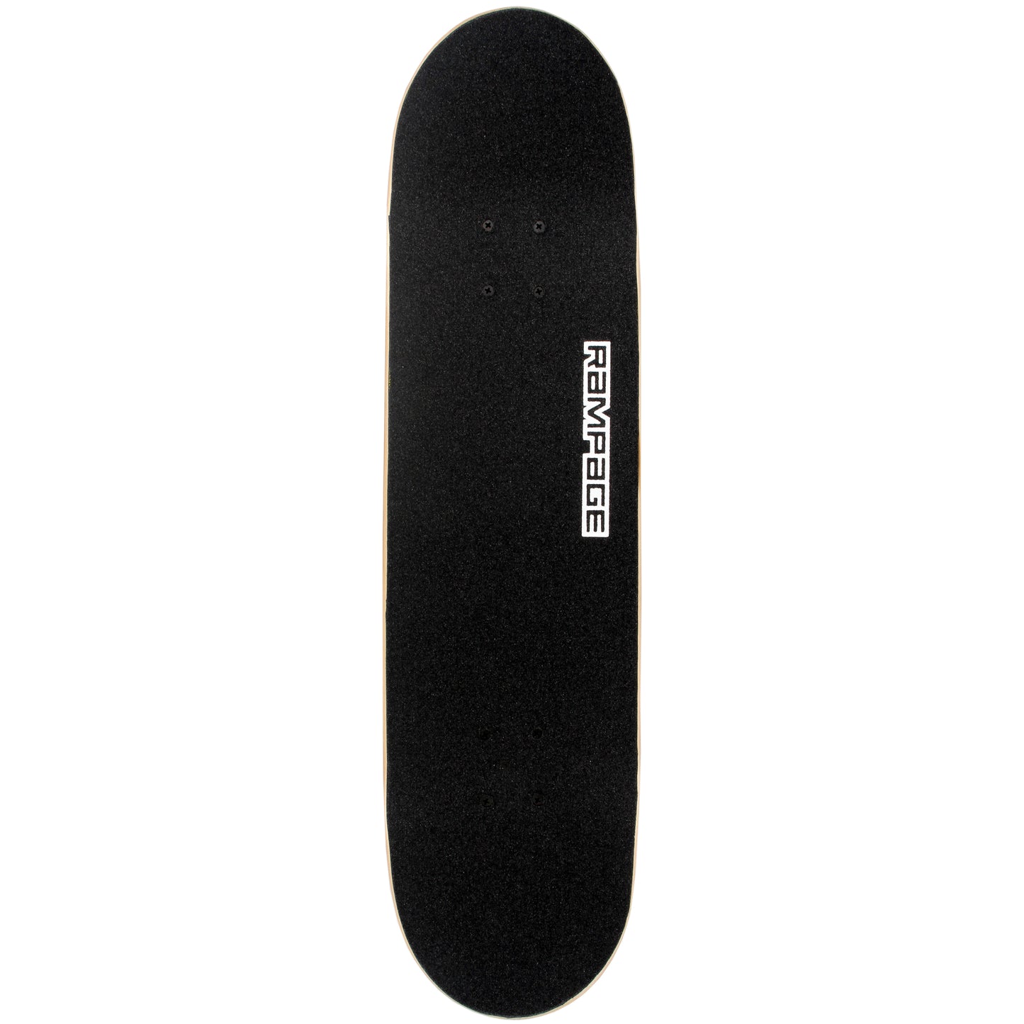 Rampage Mist Fade Complete Skateboard - Black 8''